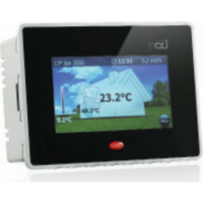 Пользовательский терминал CAREL PGDT04000F020 PGD Touch 4,3", монтаж в панель, 1 RS485 порт, 1 USB порт, 2 Ethernet порта CA-2131