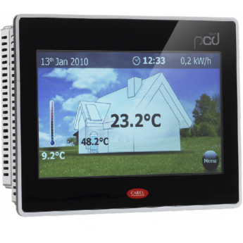 Терминал PGD Touch CAREL PGDT10000FR10 10,4", монтаж в панель, 2 RS485 порта, 1 USB порт, 2 Ethernet порта, нейтраль