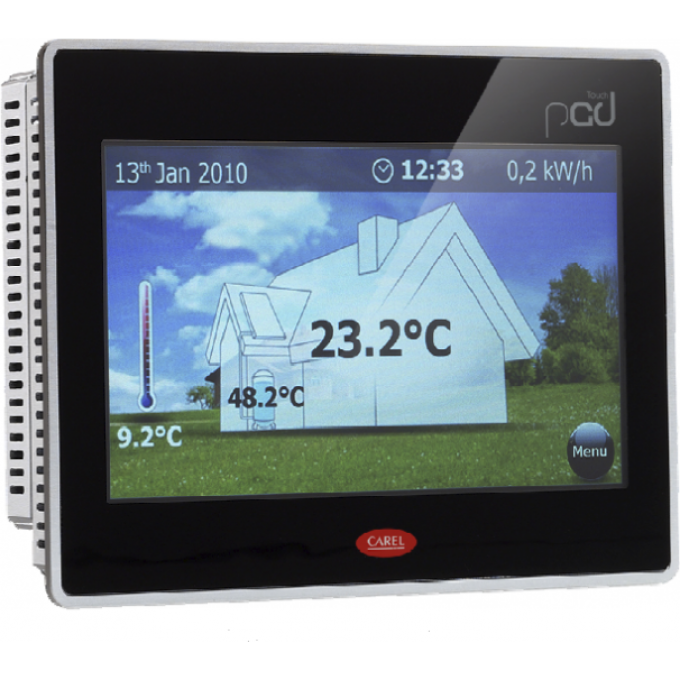 Терминал PGD Touch CAREL PGDT10000FR10 10,4", монтаж в панель, 2 RS485 порта, 1 USB порт, 2 Ethernet порта, нейтраль CA-8603